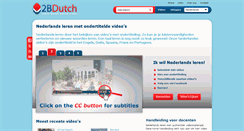 Desktop Screenshot of 2bdutch.nl